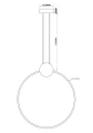 Lampa Zafiro L - Czarna | Monnarita