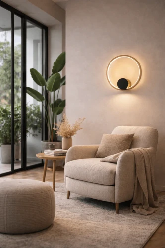 Lampa ścienna Venturo - Mosiądz-czarny | Monnarita