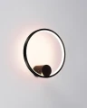 Lampa ścienna Venturo - Czarna | Monnarita