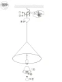 Lampa aluminiowa Lunavera - Brązowa | Monnarita