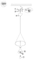 Lampa aluminiowa Nirenza - Brązowa | Monnarita