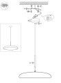 Lampa aluminiowa Meteorra - Szampańska | Monnarita