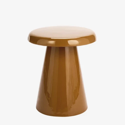 Emaliowany stolik boczny - pomarańczowy | Madam Stoltz