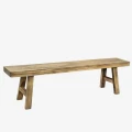 Drewniana ławka z drewna paulowni | Madam Stoltz
