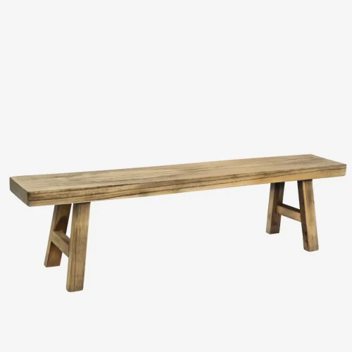 Drewniana ławka z drewna paulowni | Madam Stoltz