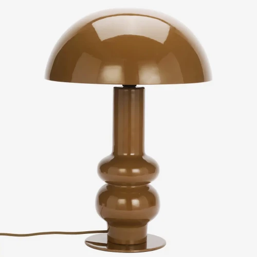 Emaliowana lampa stołowa - migdałowa | Madam Stoltz