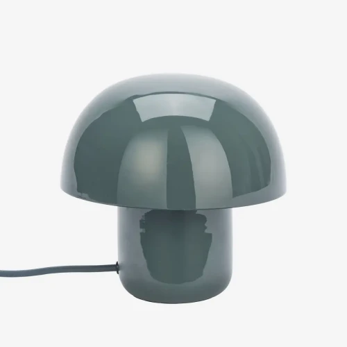 Emaliowana mała lampa stołowa - niebieska | Madam Stoltz