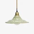 Emaliowana lampa sufitowa - zielona | Madam Stoltz