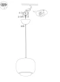 Lampa aluminiowa Orionis S - Czarna | Monnarita