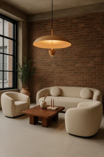Lampa aluminiowa Vespera - Brązowa | Monnarita