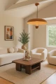 Lampa aluminiowa Vespera - Brązowa | Monnarita