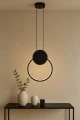 Lampa Luminaris - Czarna | Monnarita