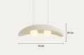 Lampa Shiro - Biała | Monnarita