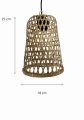 Lampa Boho - podłużna | Monnarita