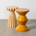Stolik boczny paski - musztarda | Ixia