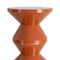 Stolik boczny metalowy - terakota | Ixia