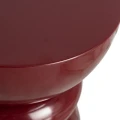 Stolik boczny metalowy - bordowy | Ixia
