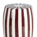 Stolik boczny paski - bordowy | Ixia