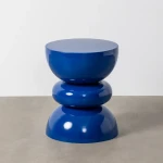 Stolik boczny metalowy - niebieski | Ixia