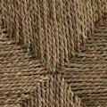 Taboret z drewna tekowego - naturalny | Denzzo