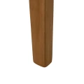 Taboret z drewna tekowego - naturalny | Denzzo
