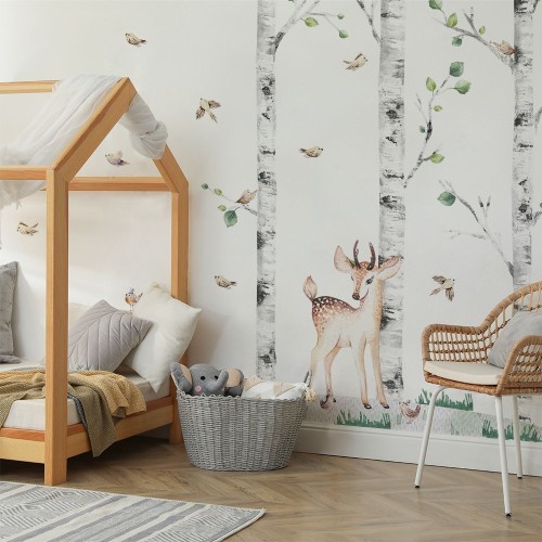 Naklejki Zestaw Brzozy i Jelonek K02 |  Yoko design