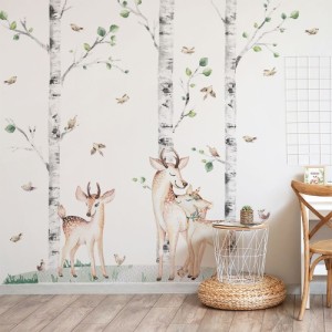 Naklejki Zestaw Brzozy i Jelonki K01 |  Yoko design