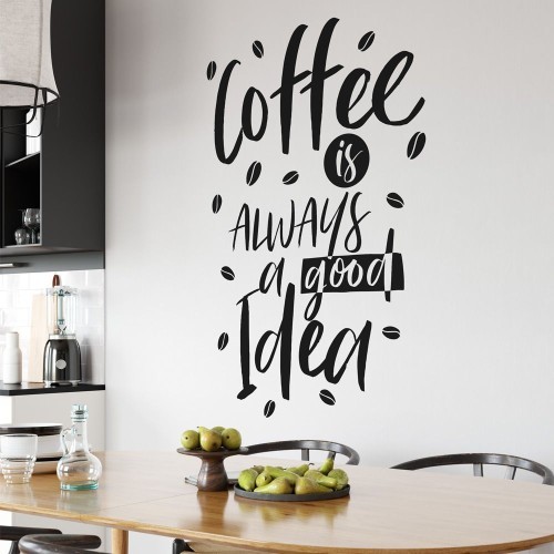 Naklejka Coffee Is Always Good Idea N084 |  Yoko design