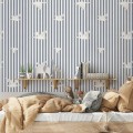 Tapeta Gąski paski granatowe W145 | Yoko Design