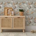 Tapeta Kwiaty i brzoskwinie W49 | Yoko Design