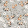 Tapeta Kwiaty i brzoskwinie W49 | Yoko Design