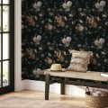 Tapeta Kwiaty i paprocie W40 | Yoko Design