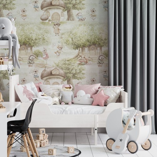 Tapeta Opowieści z leśnej chaty W67 | Yoko Design