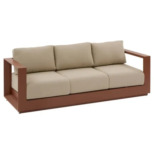 Sofa ogrodowa 3-osobowa Allure - Beżowa | Hesperide