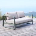 Sofa 2-osobowa ogrodowa Domilly - Zielona | Hesperide