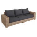 Sofa 3-osobowa rattanowa ogrodowa Saba | Ixia