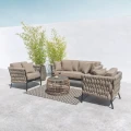 Sofa 2-osobowa ogrodowa Rebecca - Taupe | Ixia