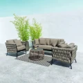 Sofa 2-osobowa ogrodowa Rebecca - Taupe | Ixia
