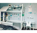 Łóżko domek Farm z drewna bukowego