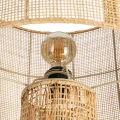 Lampa podłogowa rattanowa - kremowa | Ixia