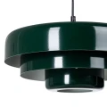 Lampa sufitowa metal-szkło - zielona 35 X 35 X 16 CM | Ixia