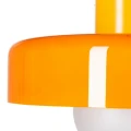 Lampa sufitowa metal-szkło - pomarańczowa | Ixia
