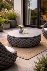 Stolik ogrodowy Marino Lounge - Szary | Monnarita