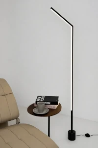 Lampa podłogowa Portima - Czarna | Monnarita