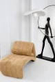 Fotel tkanina Allesandro - Beżowy | Monnarita