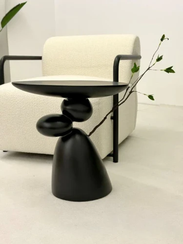 Stolik Silvano - Czarny | Monnarita