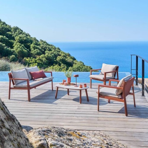 Zestaw ogrodowy Flovia - Brązowy | Hesperide