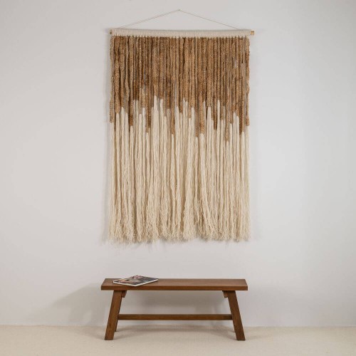 Dwukolorowy kilim na ścianę 120x180cm | Moyha