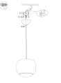 Lampa aluminiowa Orionis S - Szampańska | Monnarita