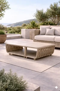 Stolik kawowy Serano Lounge - Szampański | Monnarita